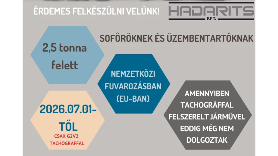 KISTEHER TACHOGRÁFOS SOFŐROKTATÁS